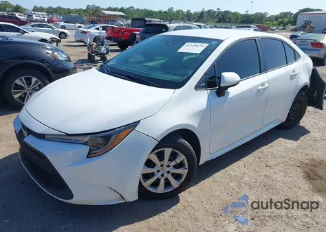 2021 Toyota Corolla Le z USA, uszkodzony, nr VIN 5YFEPMAE8MP195523